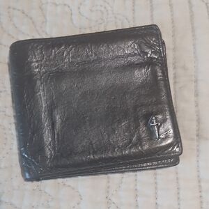 Cesare Pacitti Black Leather Wallet
